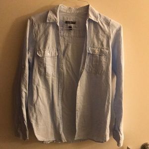 Express Linen Cotton Long Sleeves Button Down